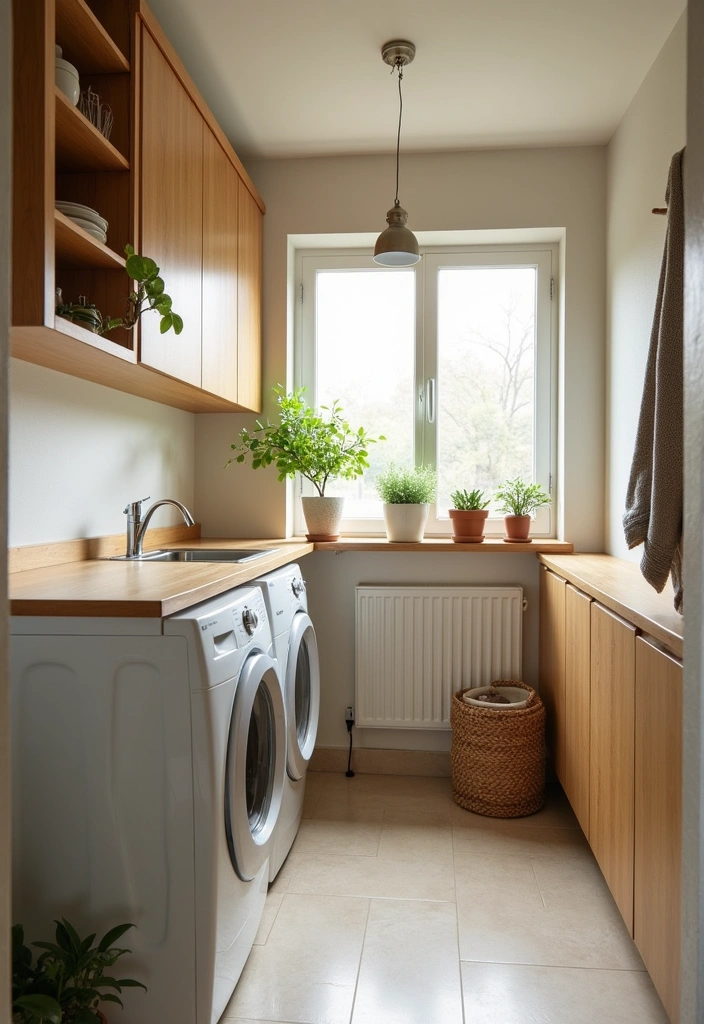 Image showcasing 20 Small Laundry Room Design Ideas - CuteDecorIdeas.com